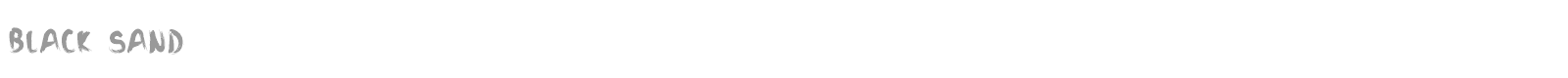 Black Sand font preview